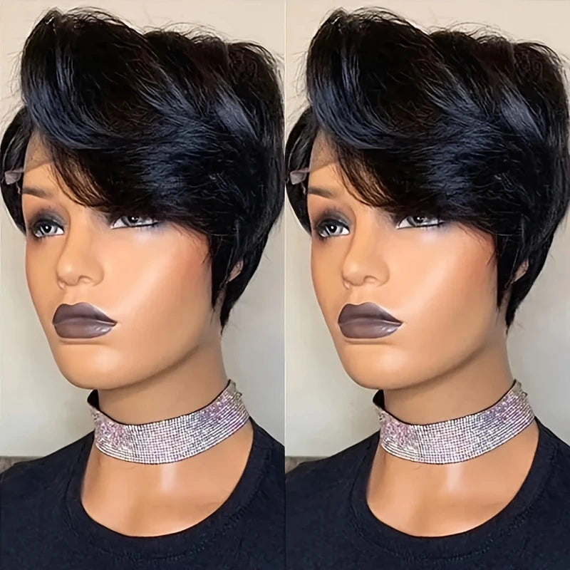 Wave Human Hair Wig with 13x4 Lace Front