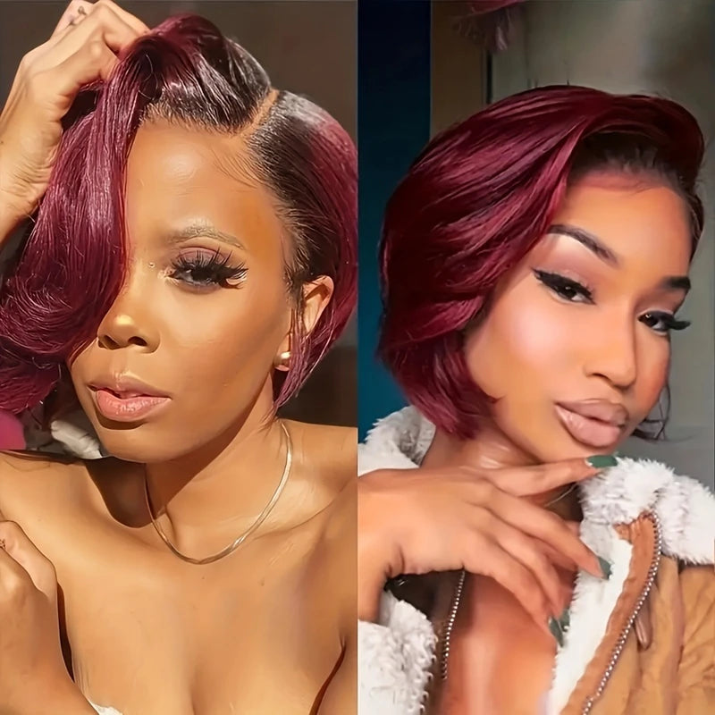 Wave Human Hair Wig with 13x4 Lace Front